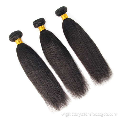 Wholesale Top Vendors 100% Raw Unprocessed yaki straight hair, 100% virgin brazilian human hair